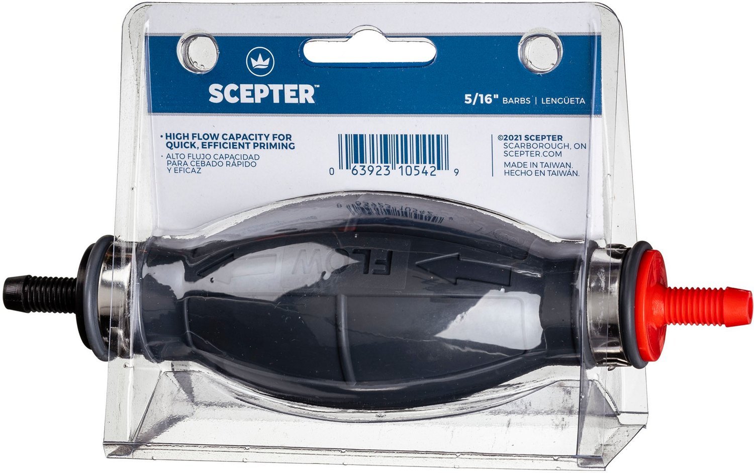 Scepter Hose Barb .31 in Primer Bulb