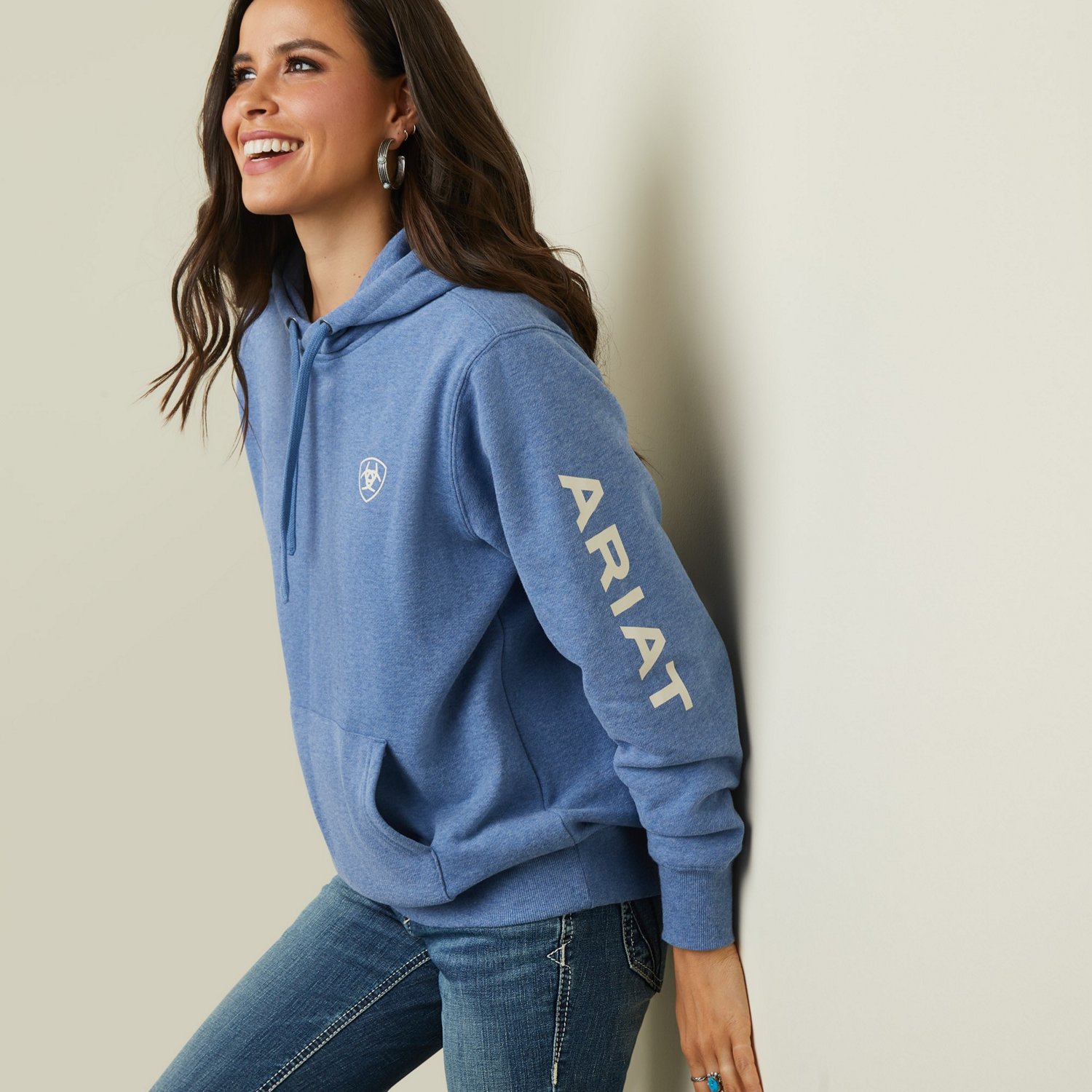 Ariat Women's Plus Ariat Logo Hoodie - view number 3