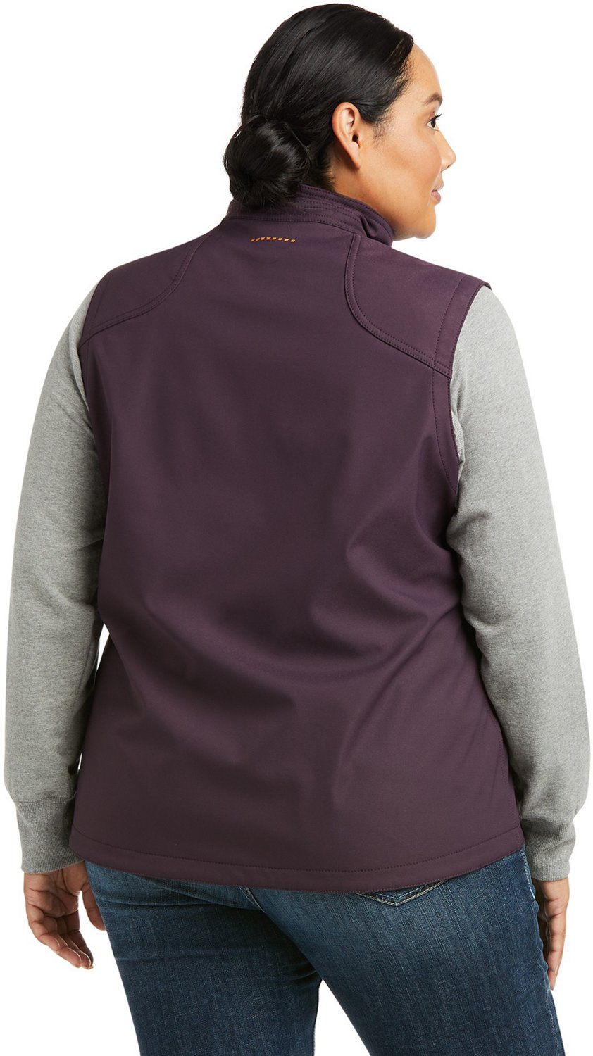 Ariat Women's Rebar Stretch Canvas Softshell Vest                                                                                - view number 4