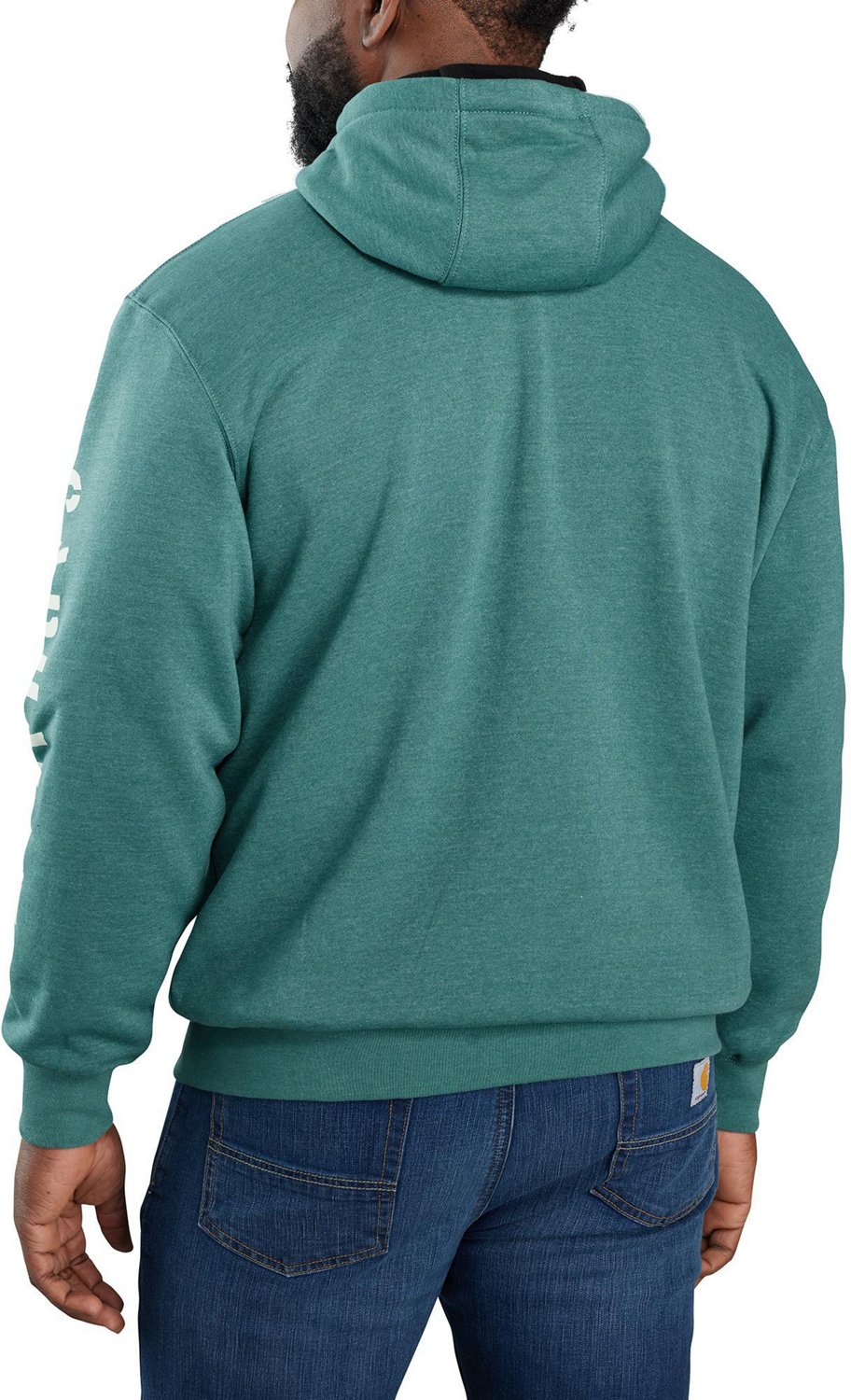 Carhartt Men's Rain Defender Fleece Sweatshirt - view number 2