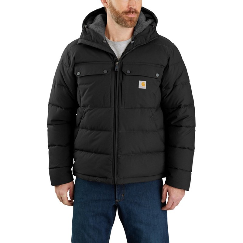 Carhartt Men's Rain Defender Midweight Insulated Jacket Black, Medium - Men's Work Jackets at Academy Sports product image