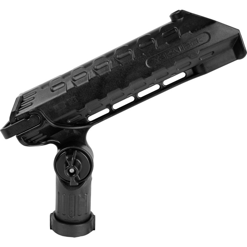YakAttack AR Tube Rod Holder with Track Mounted LockNLoad Mounting System Black - Marine Accessories at Academy Sports