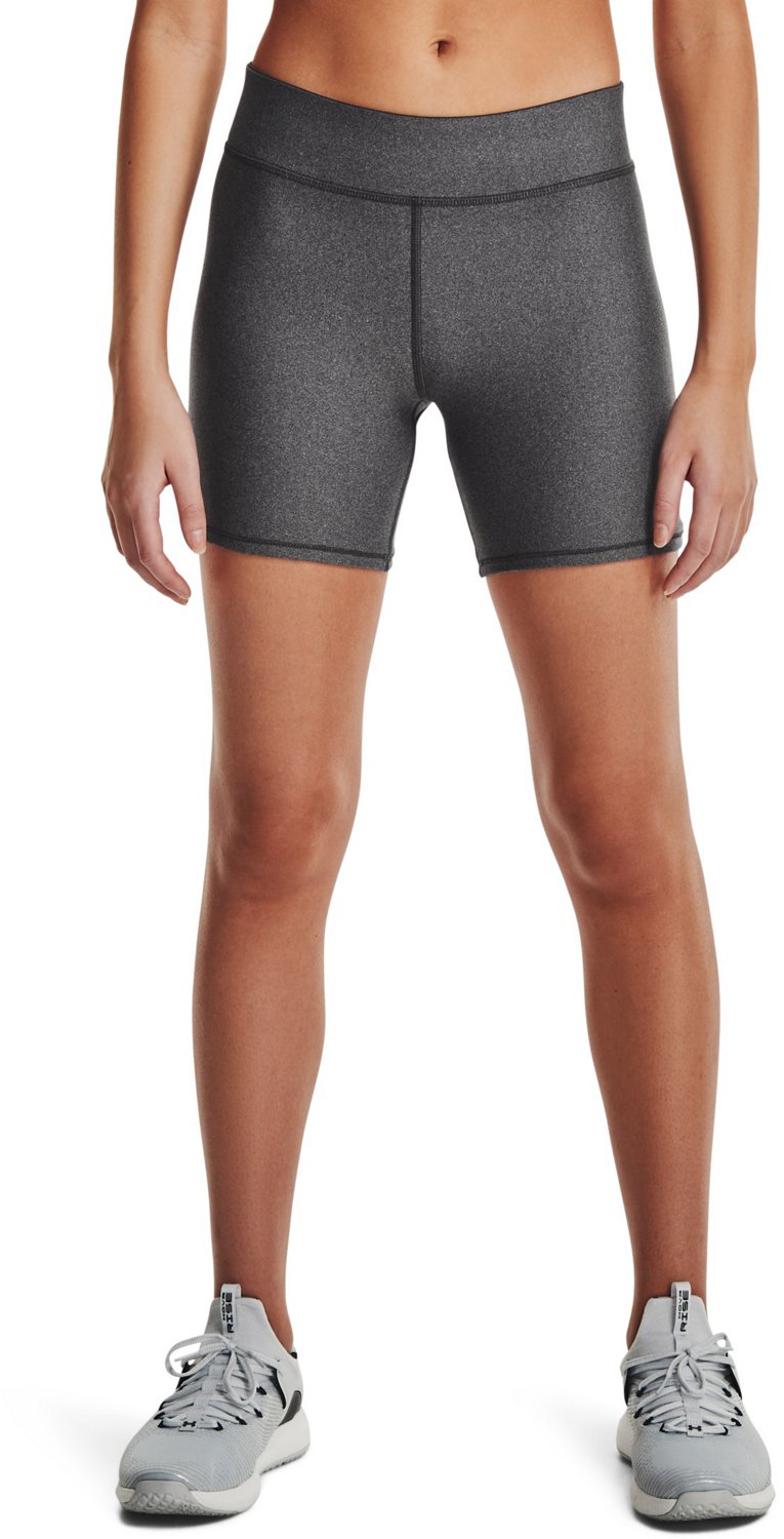 Under Armour Women's HeatGear Armour Mid Rise Middy Shorts