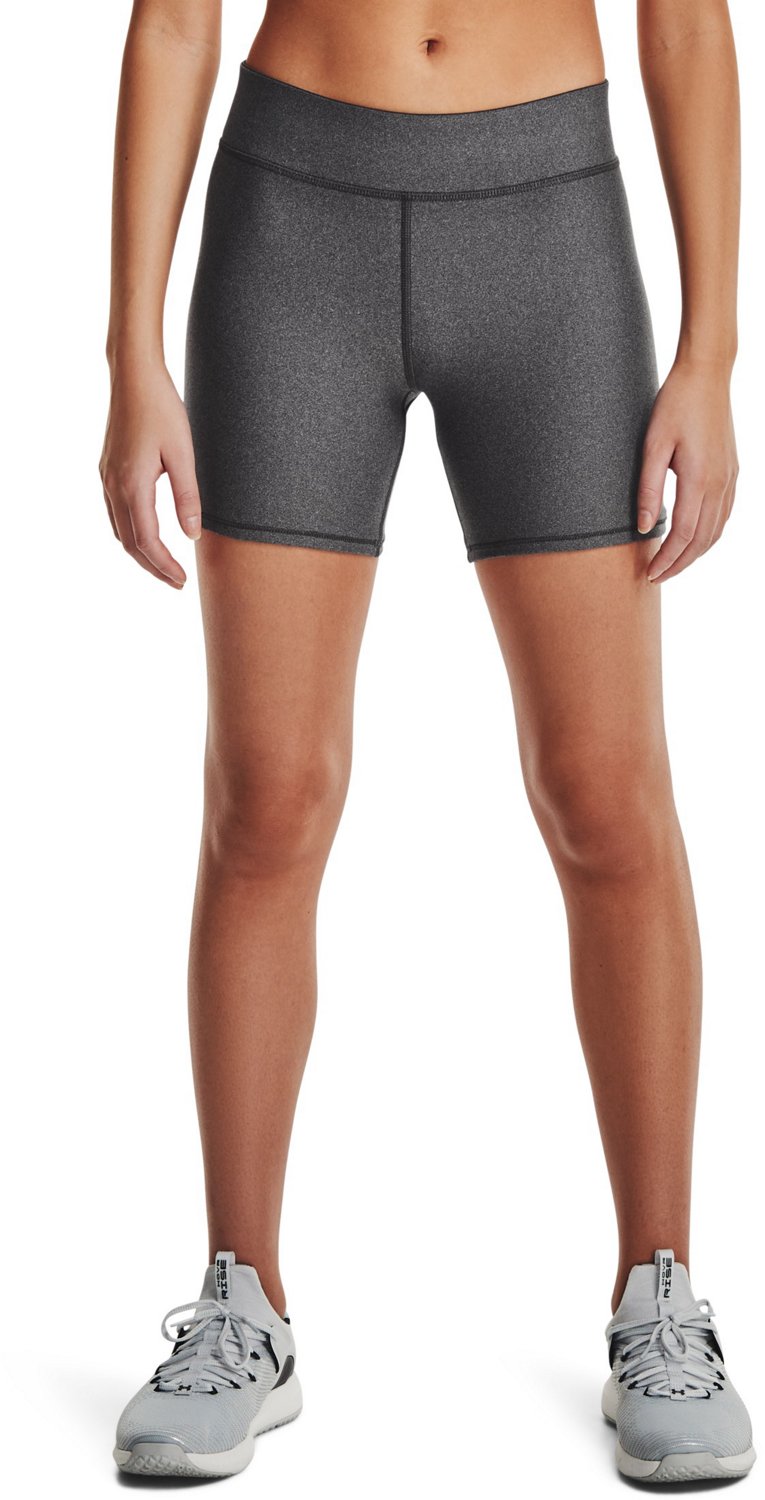 Under Armour Women's HeatGear Armour Mid Rise Middy Shorts | Academy