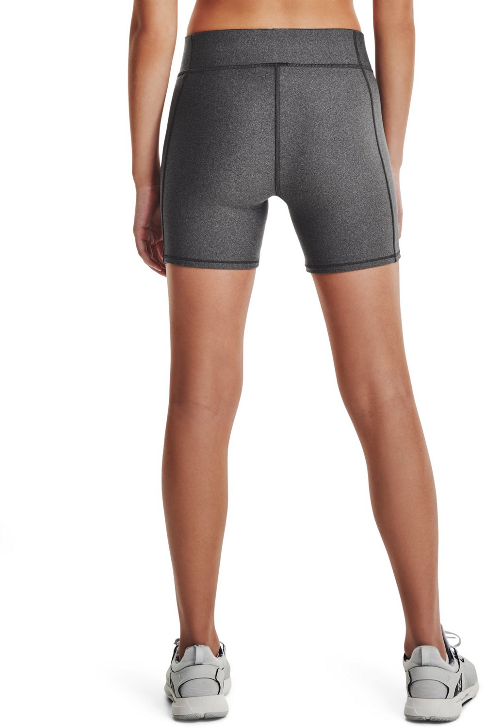 Under Armour Women's HeatGear Armour Mid Rise Middy Shorts Academy