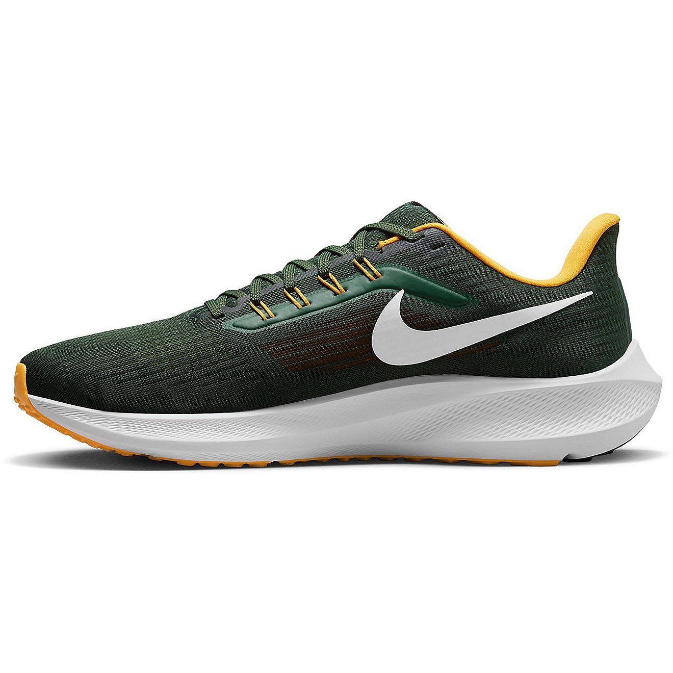Nike Adults' Green Bay Packers Air Zoom Pegasus 39 Running Shoes                                                                 - view number 3