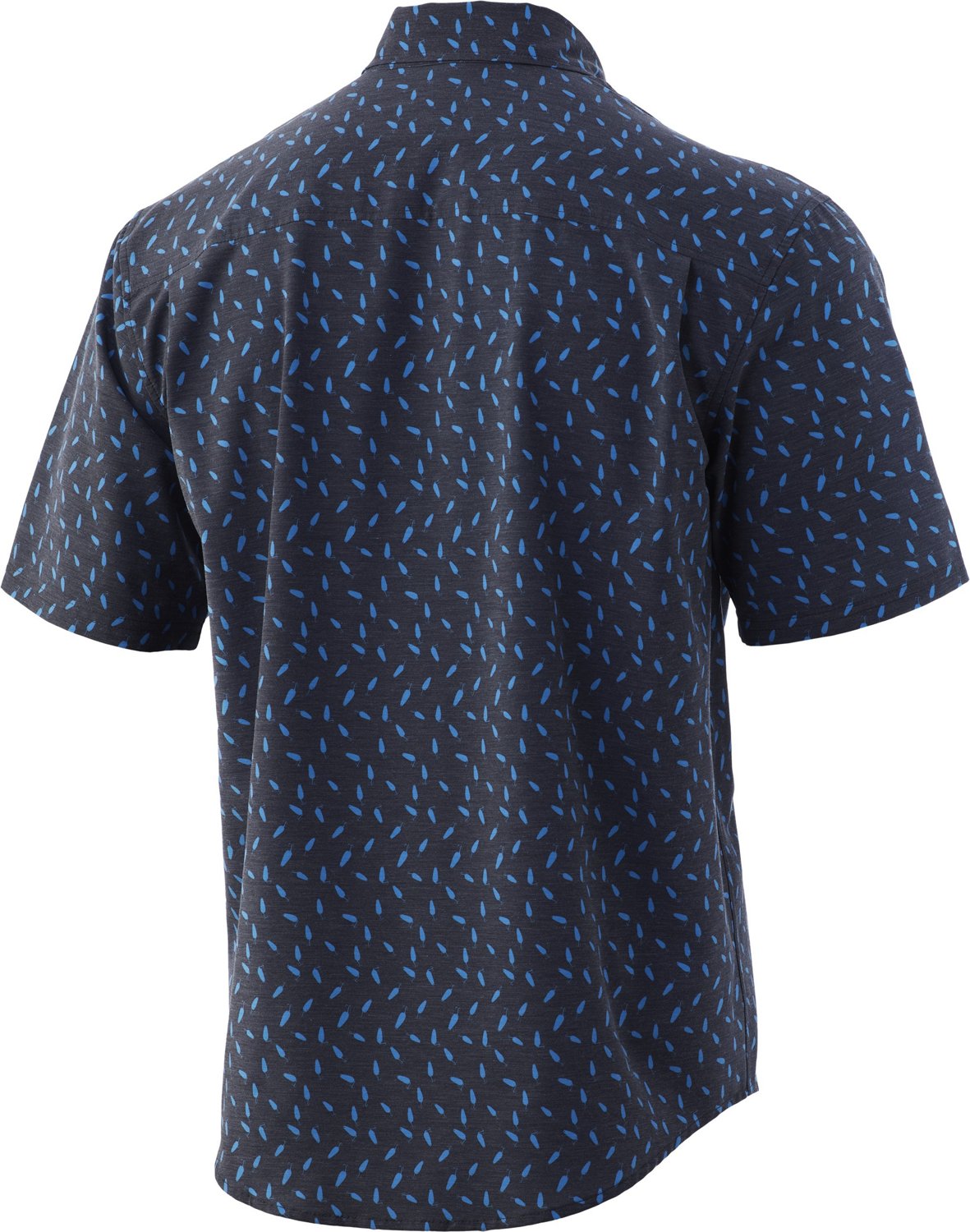 Huk Men's Kona Lure Splash Short Sleeve Button Down Shirt - view number 2