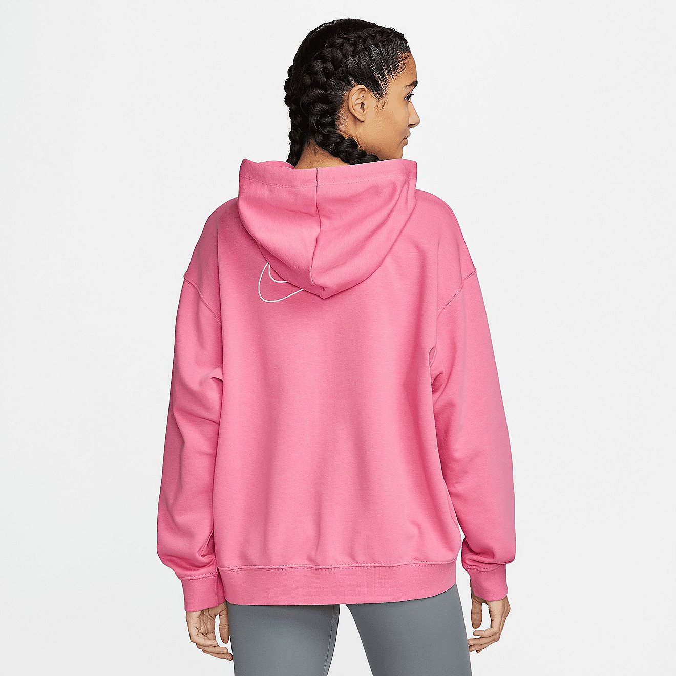 Nike Women's Dri-FIT Get Fit Graphic Full Zip Long Sleeve Hoodie                                                                 - view number 3
