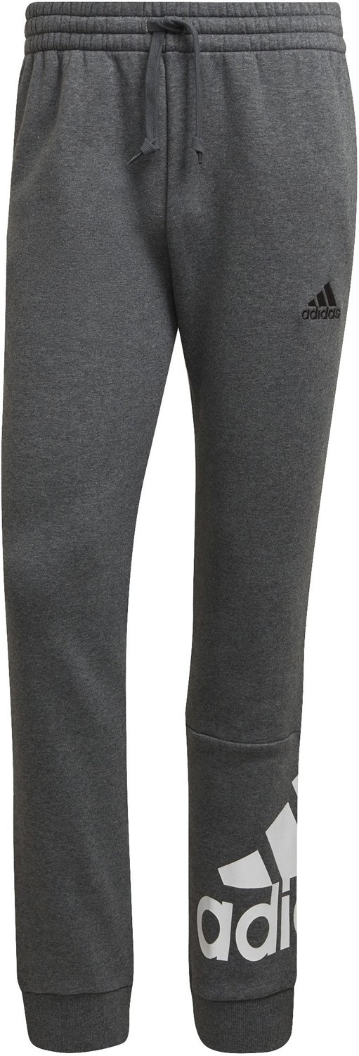 essentials fleece tapered cuff logo pants