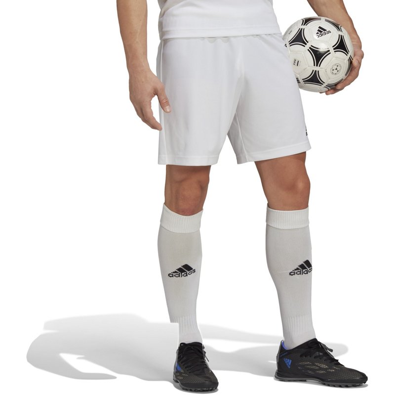 adidas Men's Entrada 2022 Shorts White, Small - Men's Soccer Bottoms at Academy Sports