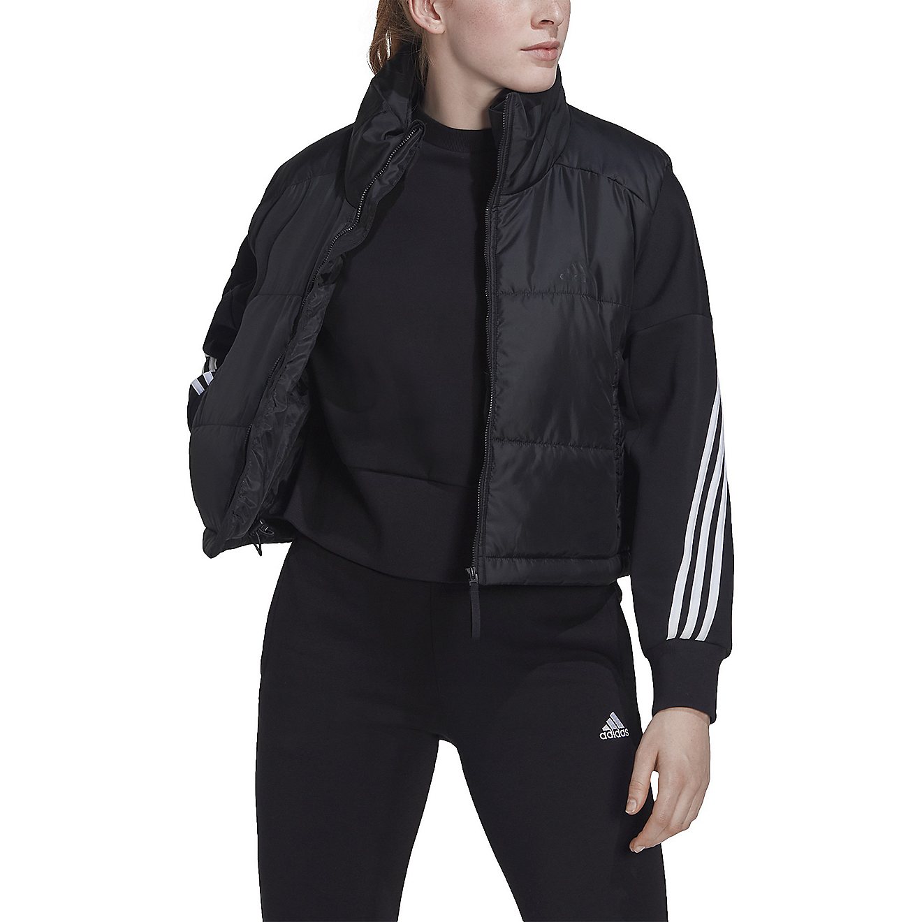 adidas Women’s 3-Stripes Insulated Vest                                                                                        - view number 2