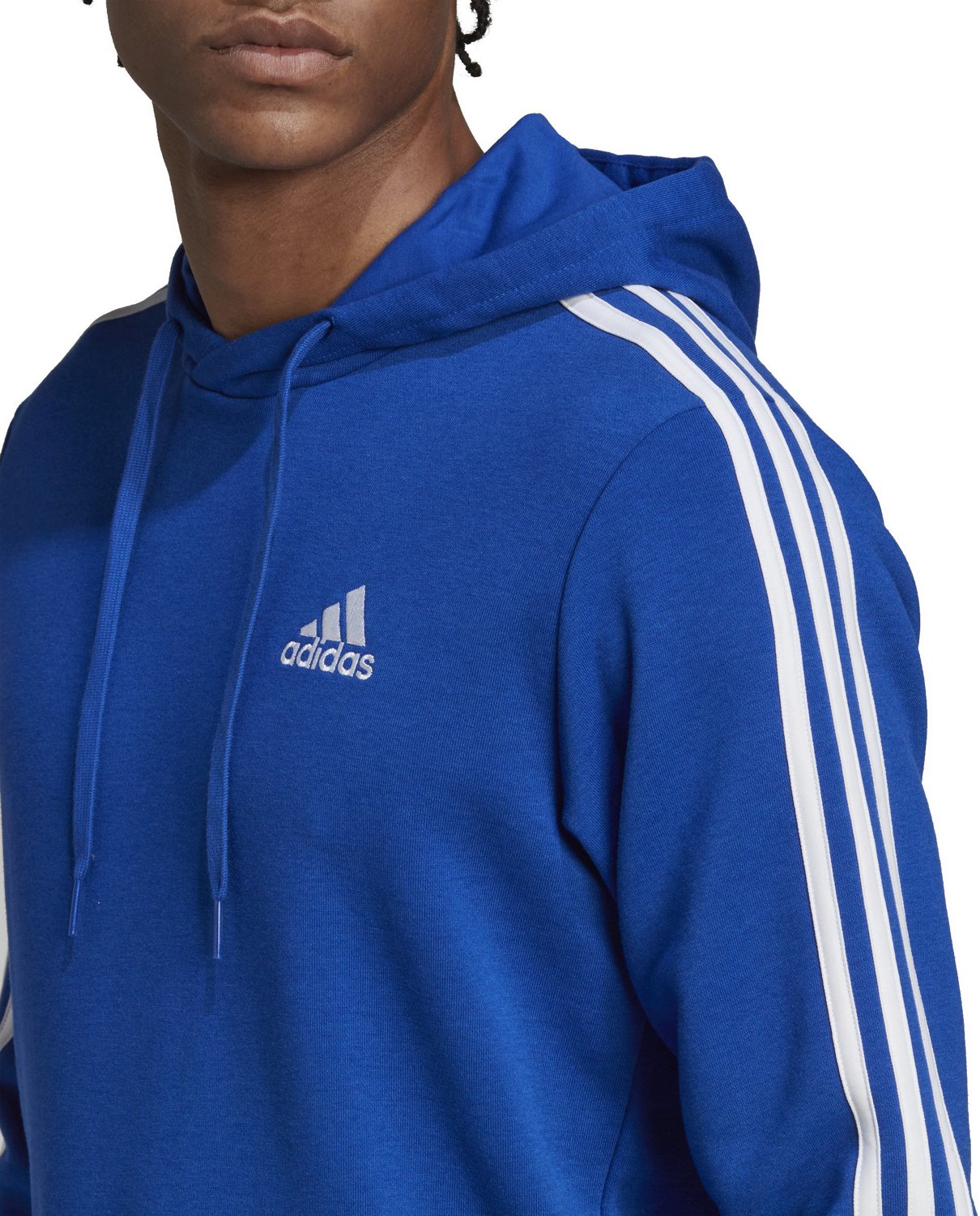 Adidas Men’s Essentials 3-Stripes Hoodie | Academy