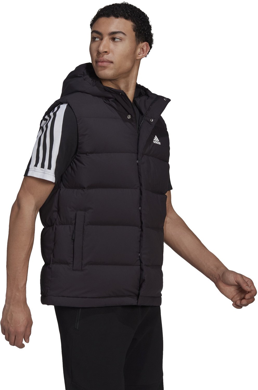 adidas hooded vest