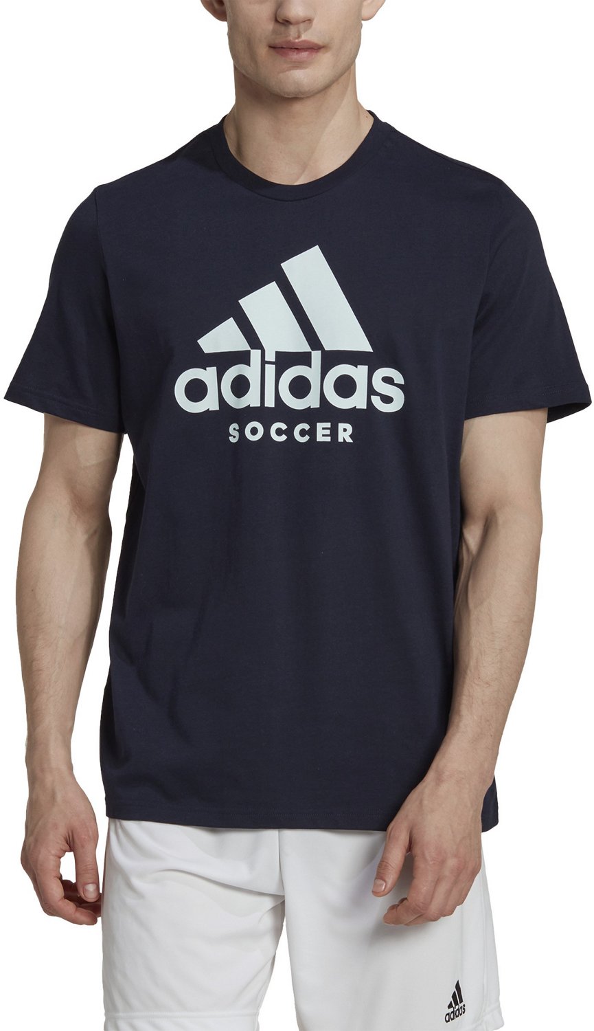 adidas Men’s Soccer Logo Tshirt Free Shipping at Academy