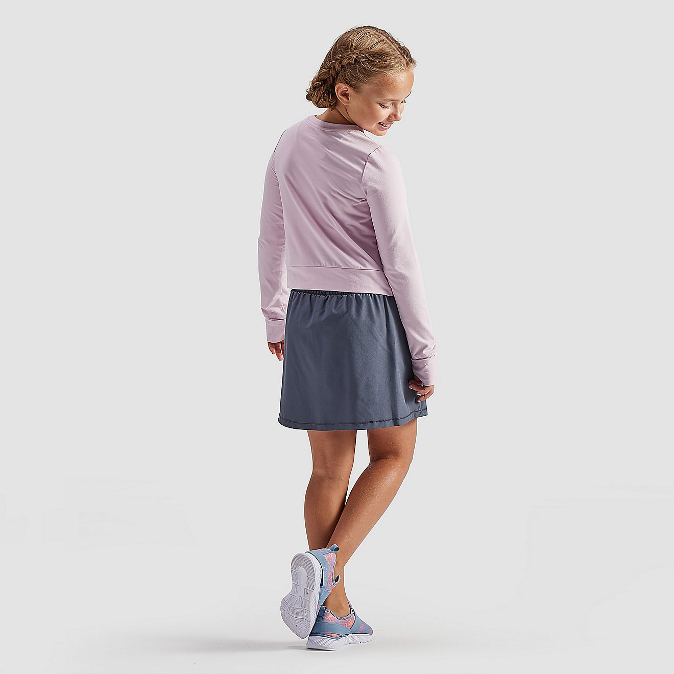 Freely Girls’ Maddy Front Twist Long Sleeve T-shirt                                                                            - view number 3