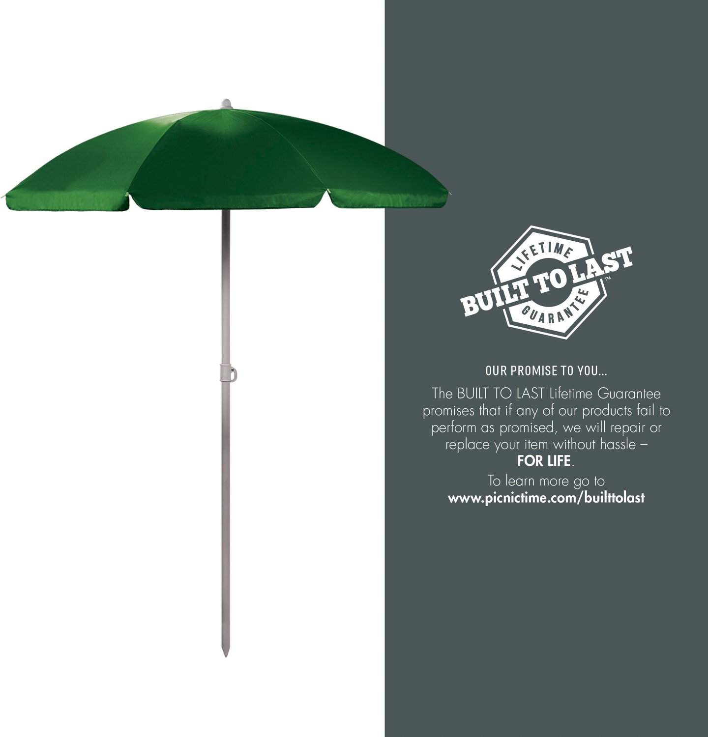 Picnic Time 5.5' Portable Beach Umbrella                                                                                         - view number 8