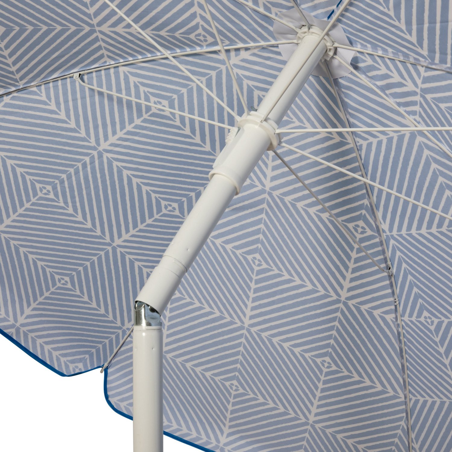 Picnic Time 5.5' Athens Pattern Portable Beach Umbrella                                                                          - view number 5