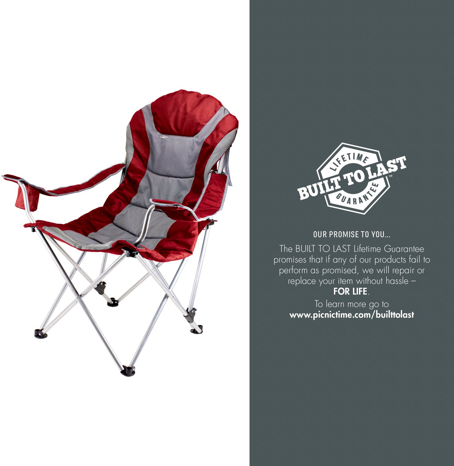 Picnic Time Reclining Camp Chair - view number 6