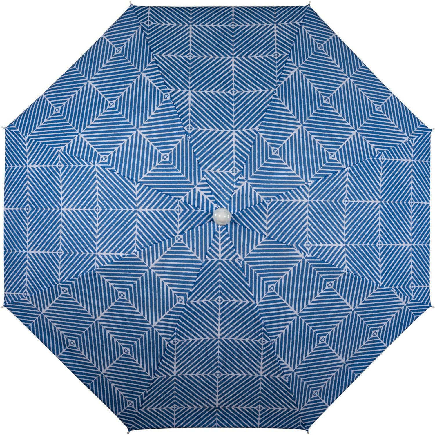 Picnic Time 5.5' Athens Pattern Portable Beach Umbrella                                                                          - view number 4