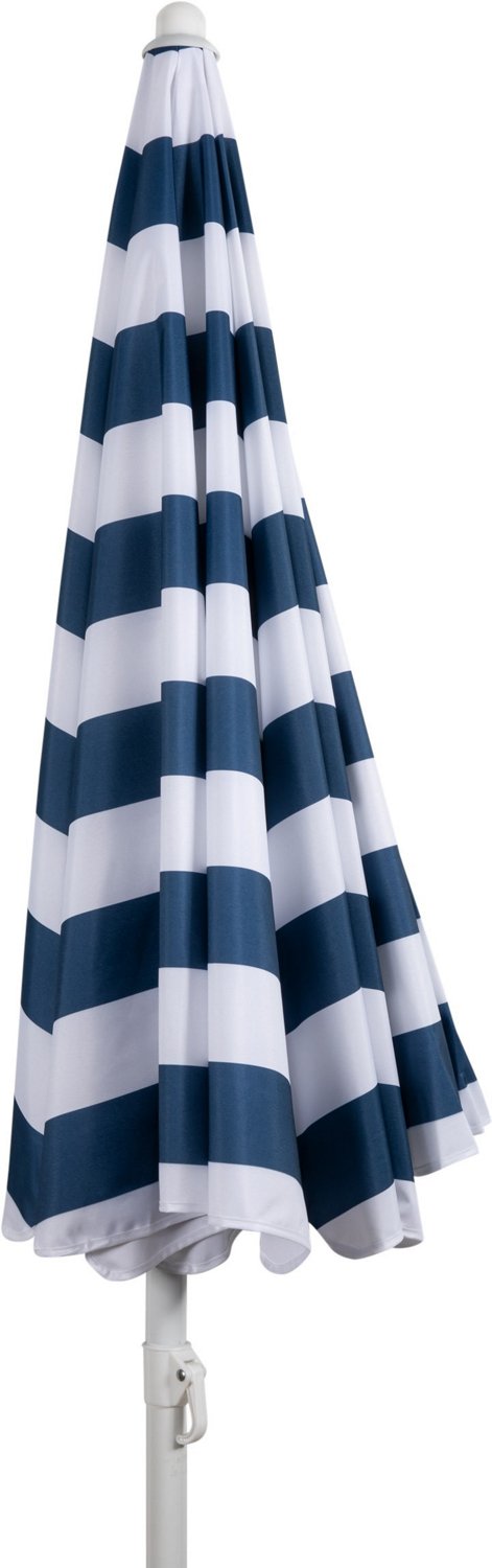 Picnic Time 5.5' Athens Pattern Portable Beach Umbrella                                                                          - view number 3