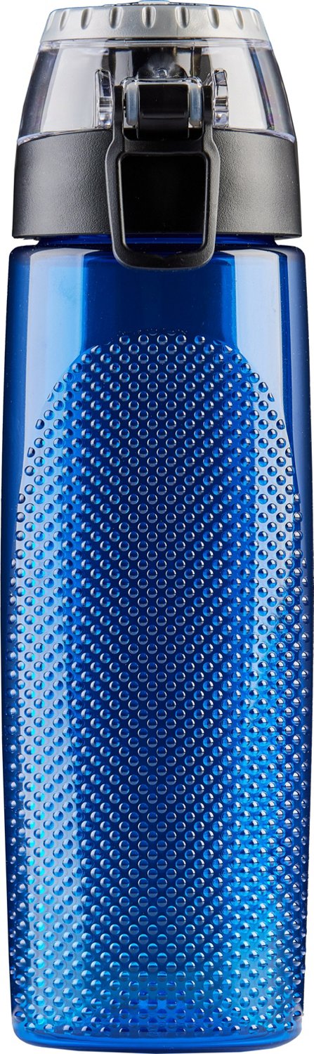 RE/MAX 24 oz. Thermos® Hydration Bottle with Rotating Intake Meter Blue