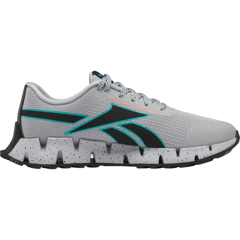Reebok Men’s Zig Dynamica 2 Adventure Running Shoes Gray, 8.5 - Men's Running at Academy Sports product image