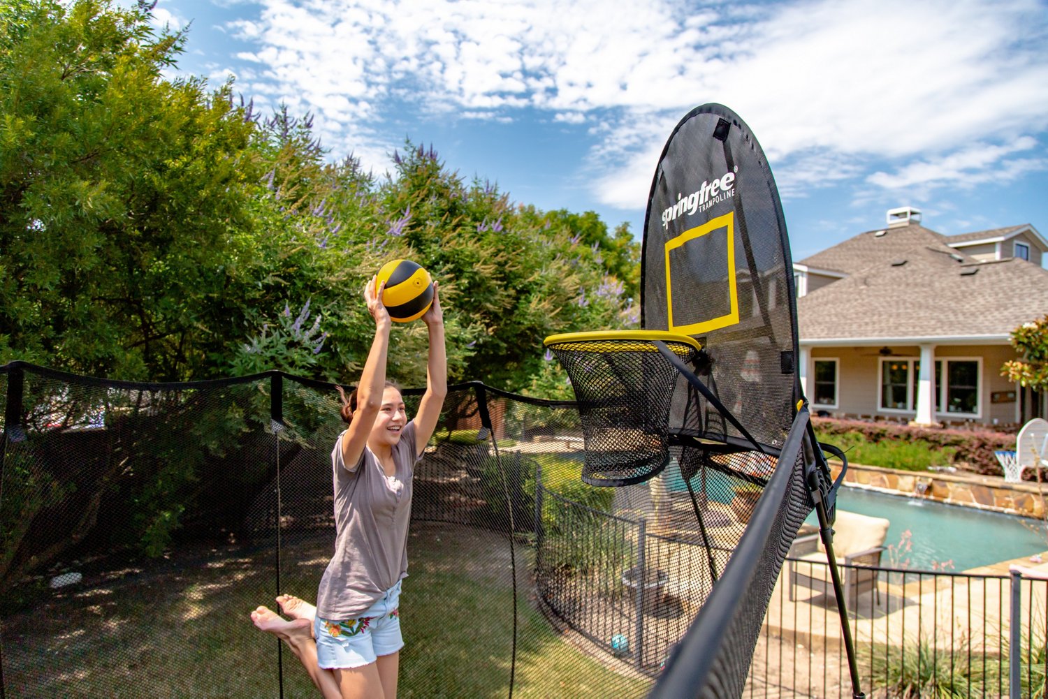 Springfree Trampoline FlexrHoop Academy