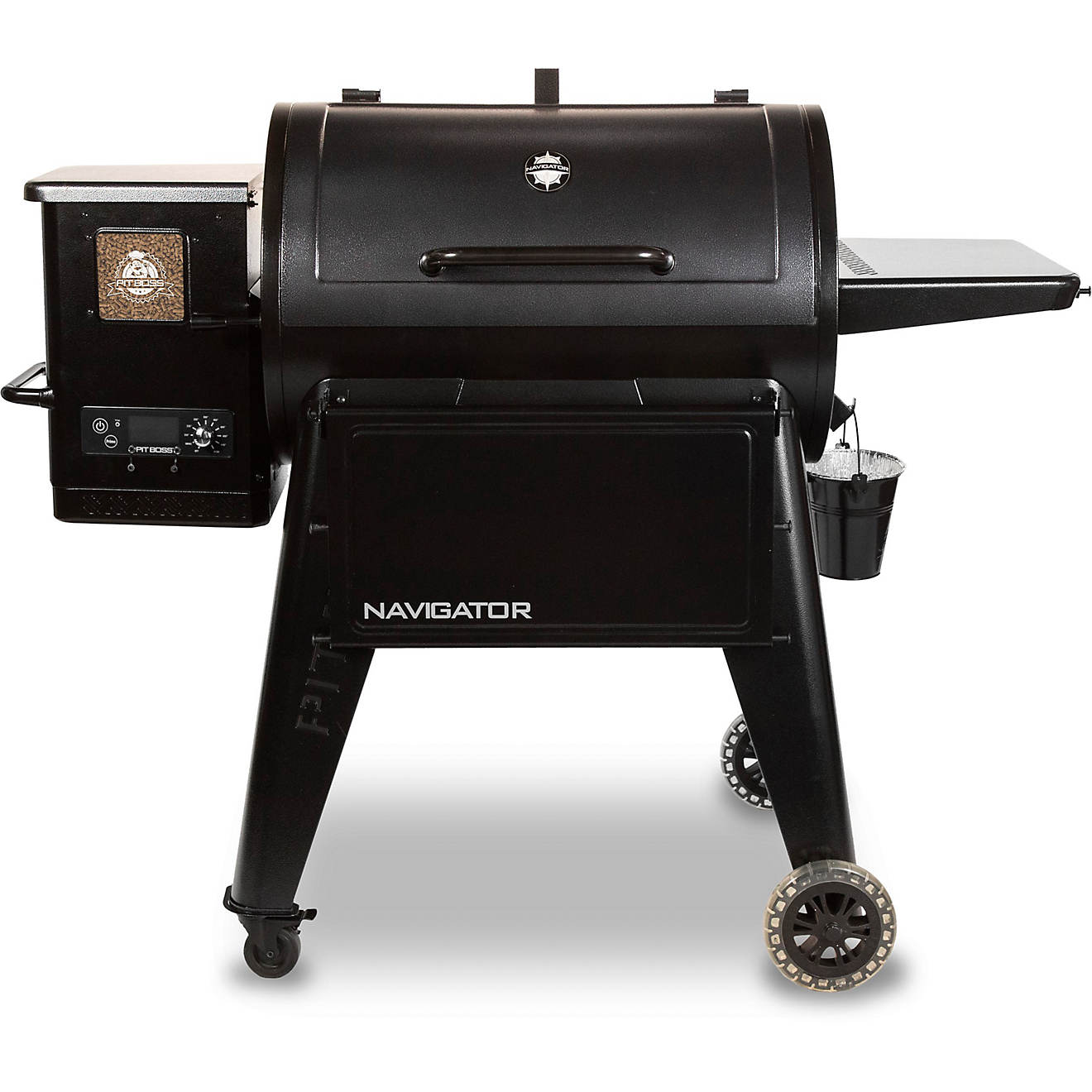 Pit Boss Navigator 850 Wood Pellet Grill with Custom Grill Cover