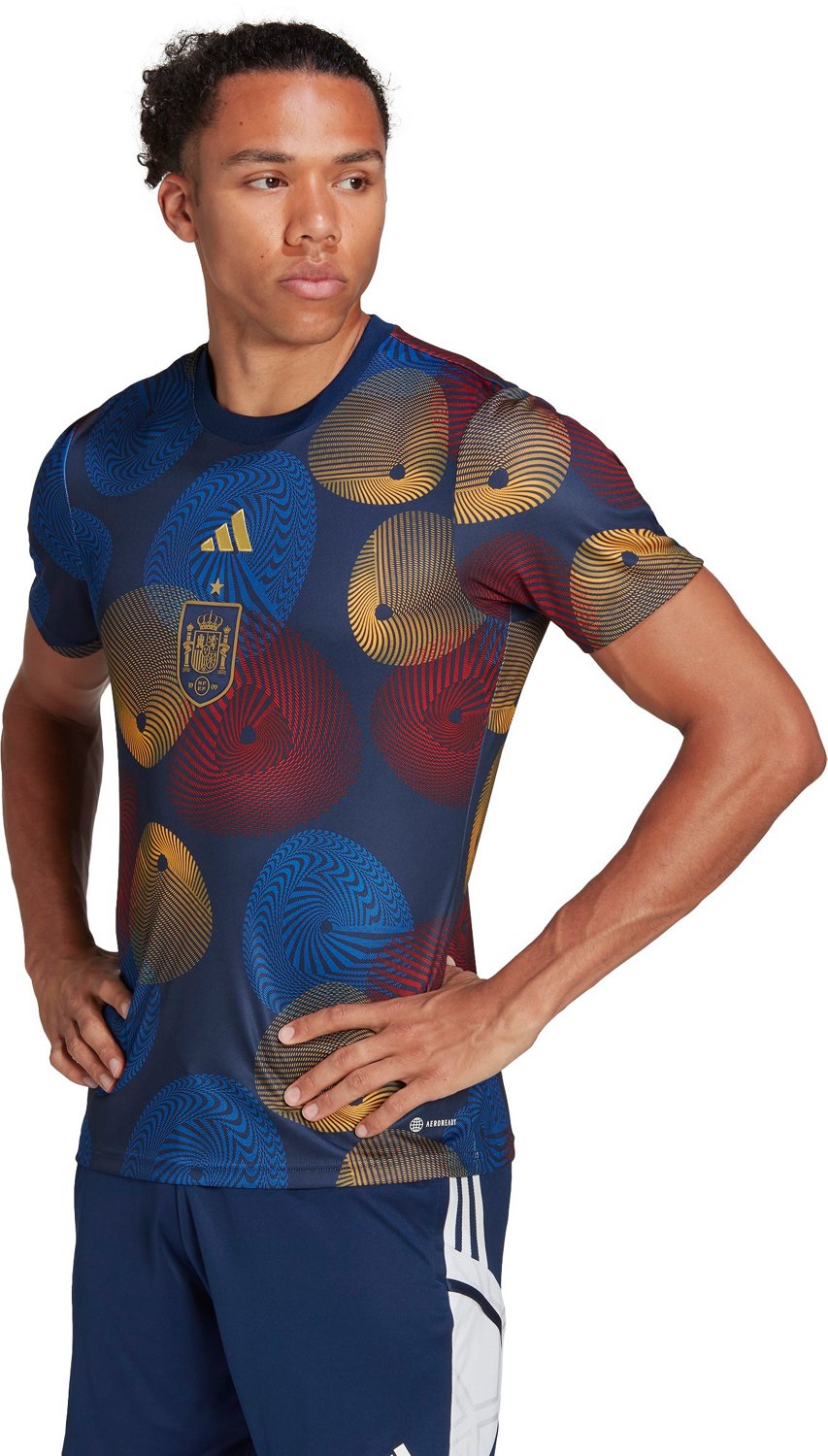 adidas Men's Spain 2022 World Cup Pre-Match Jersey | Academy