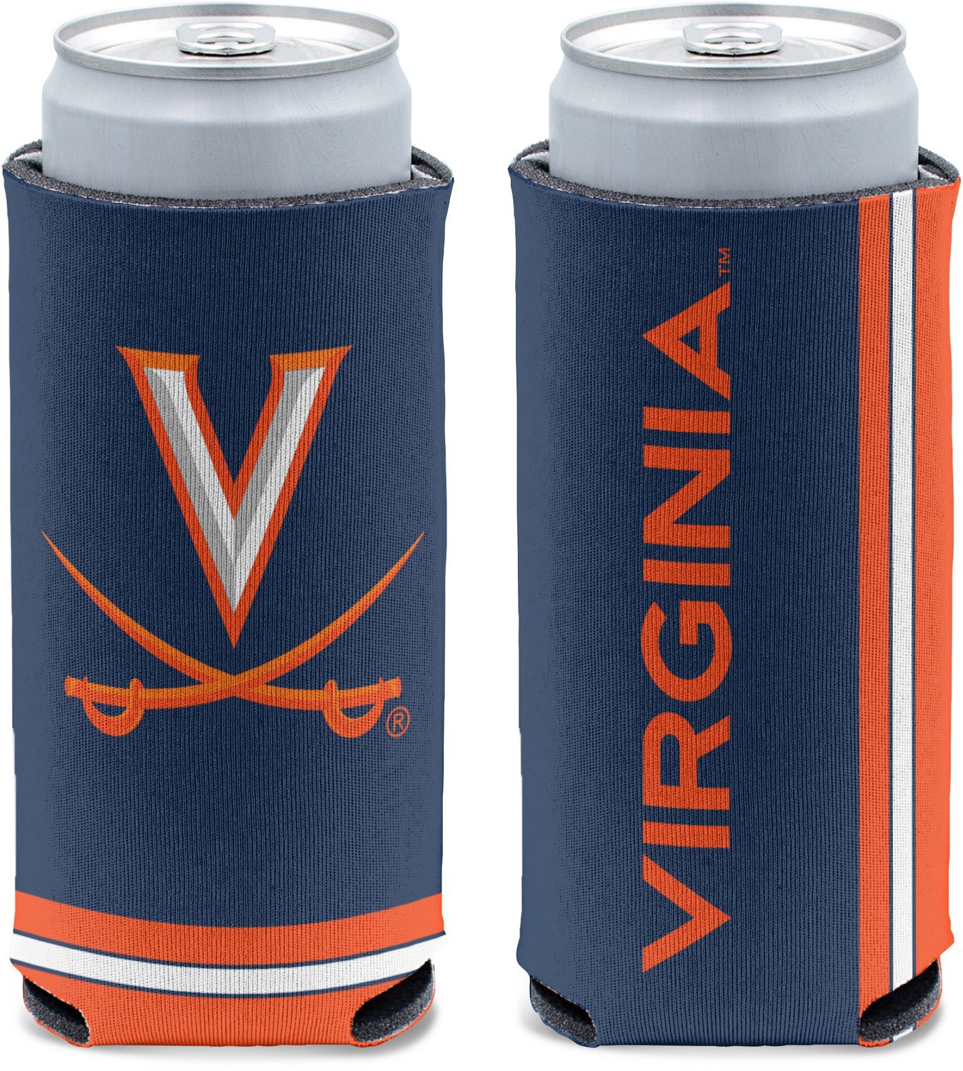 WinCraft University of Virginia Primary Logo Slim Can Cooler - view number 1