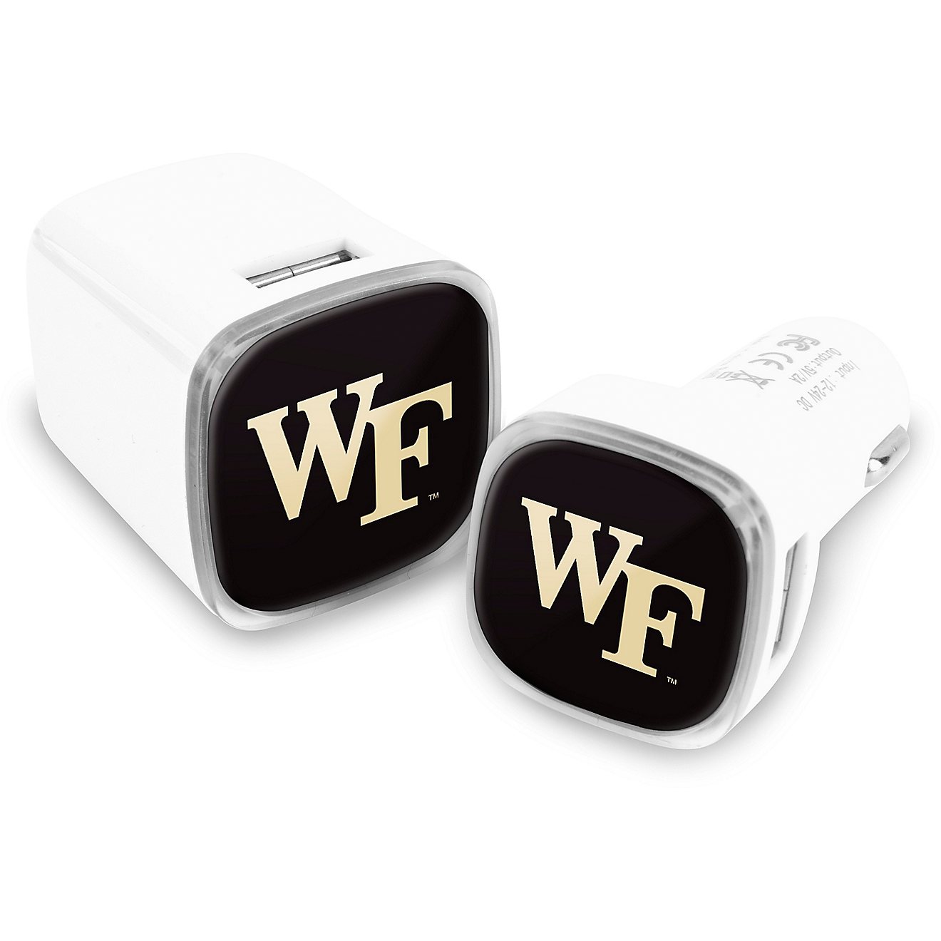 Mizco Wake Forest University Soar Dual USB 2.1A Wall and Charger 2-Pack                                                          - view number 1