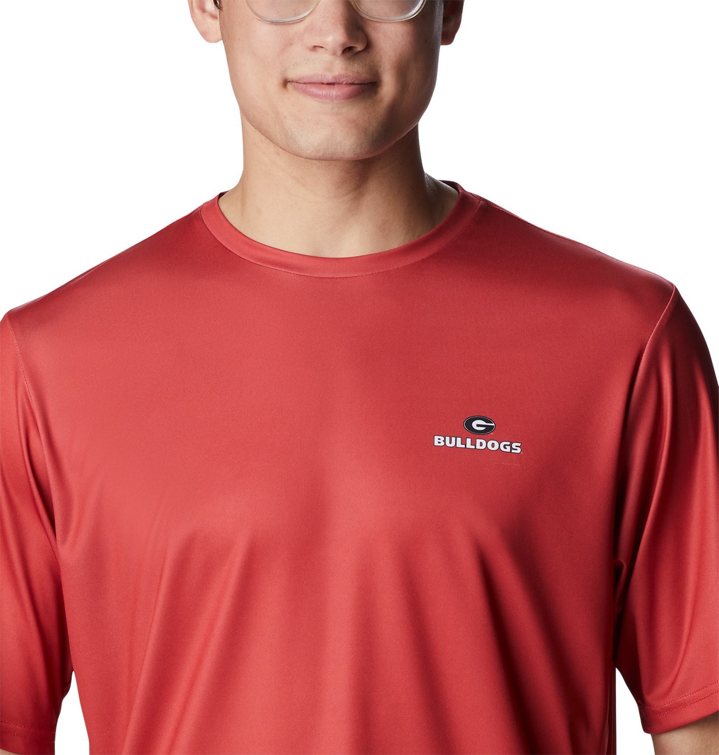 Columbia Sportswear Men's University of Georgia Terminal Tackle Flag Graphic Short Sleeve T-shirt                                - view number 2