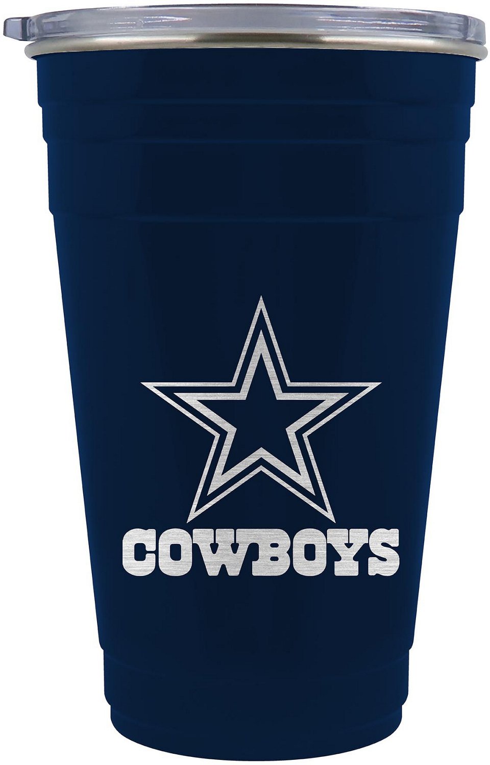 Dallas Cowboys Team Logo 22oz. Personalized Tailgater Travel