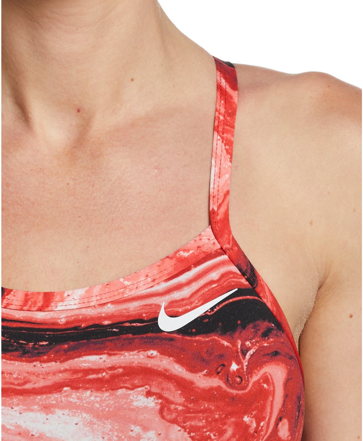Nike Women’s Hydrastrong Crystal Wave Racerback 1-Piece Swimsuit - view number 4