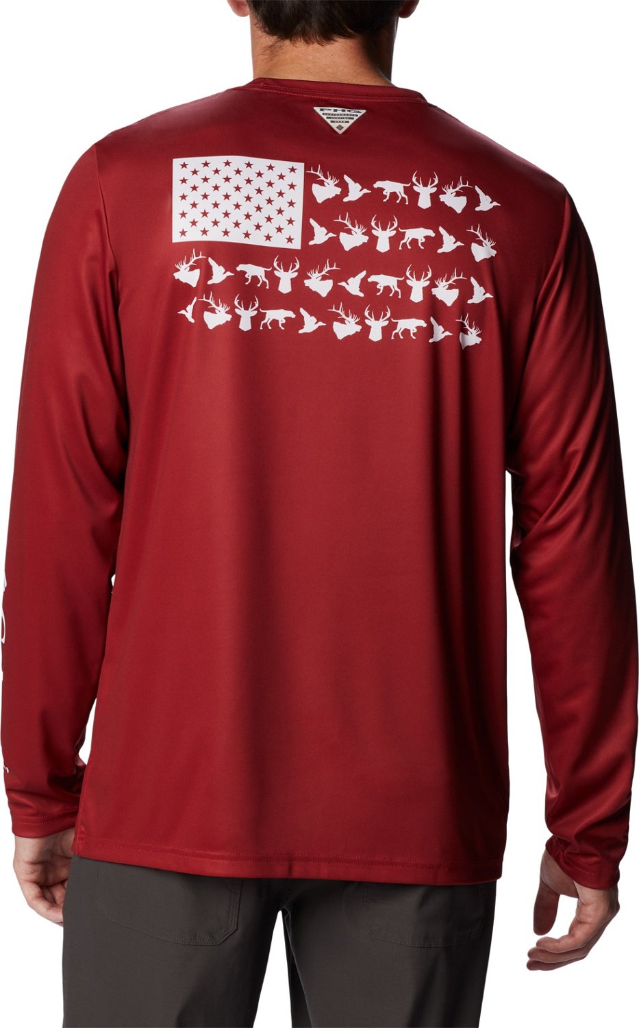Columbia Sportswear Men's University of Oklahoma PHG Terminal Shot Long Sleeve T-shirt - view number 2