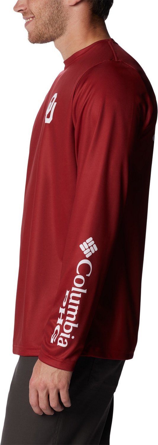 Columbia Sportswear Men's University of Oklahoma PHG Terminal Shot Long Sleeve T-shirt - view number 5