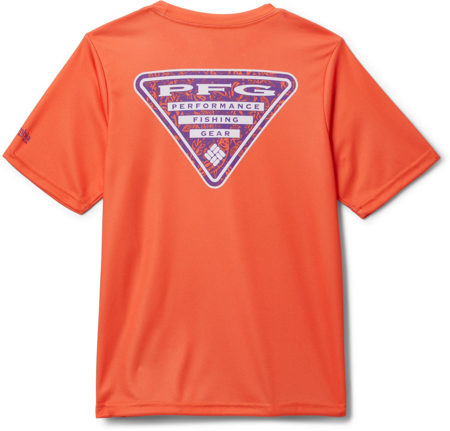 Columbia Sportswear Youth Clemson University Terminal Tackle Short Sleeve Shirt - view number 2