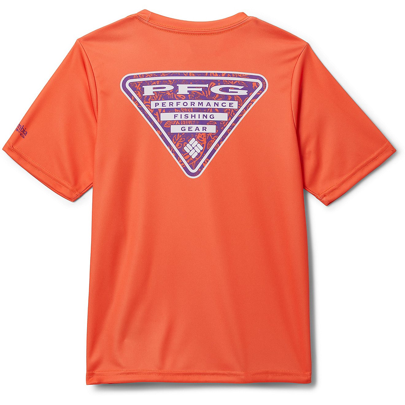 Columbia Sportswear Youth Clemson University Terminal Tackle Short Sleeve Shirt                                                  - view number 2