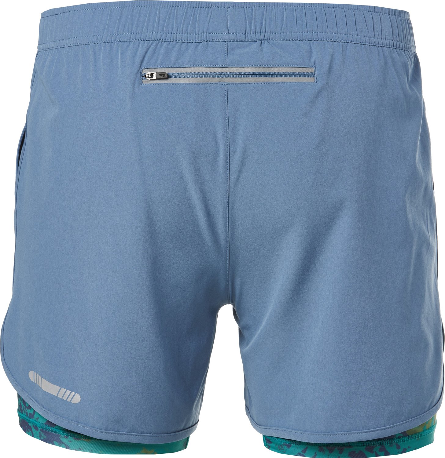 BCG Men's Dash 2-in-1 Running Solid Shorts 5 in