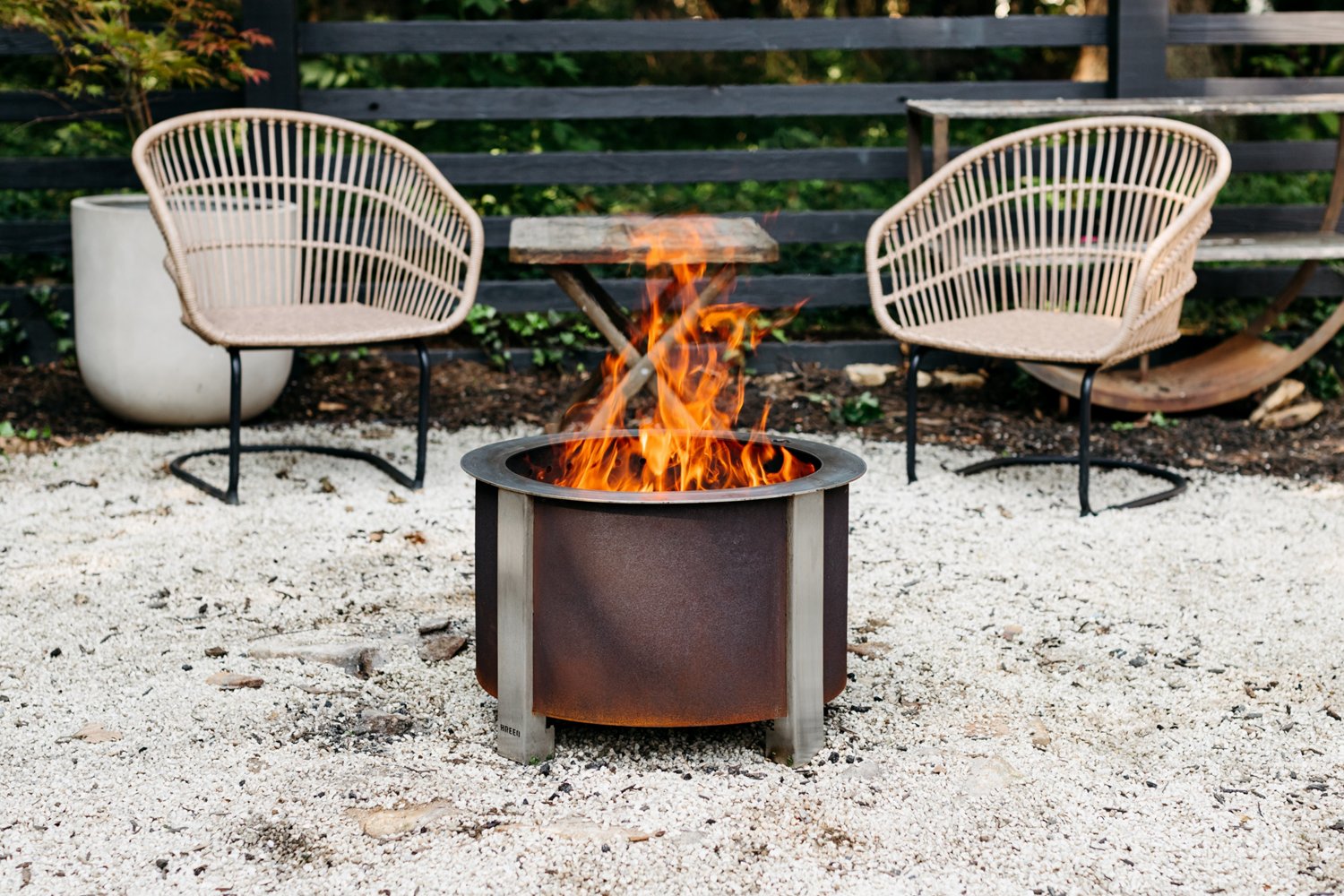 Breeo X Series 19 Smokeless Corten Steel Fire Pit                                                                                - view number 2