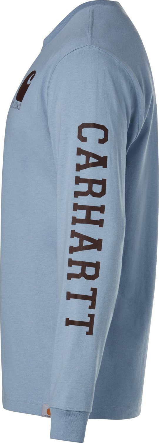 Carhartt Men’s Combo Logo SMU Graphic Long Sleeve T-shirt - view number 3