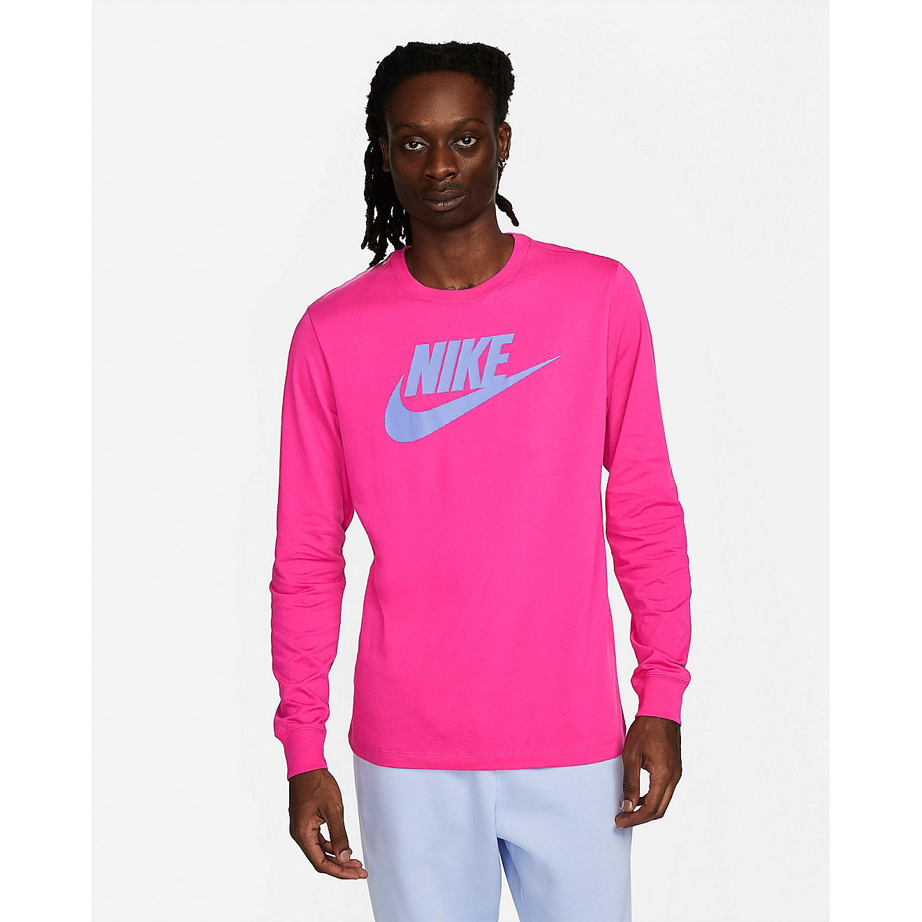 Nike Men's Sportswear Icon Futura Long Sleeve T-shirt                                                                            - view number 1