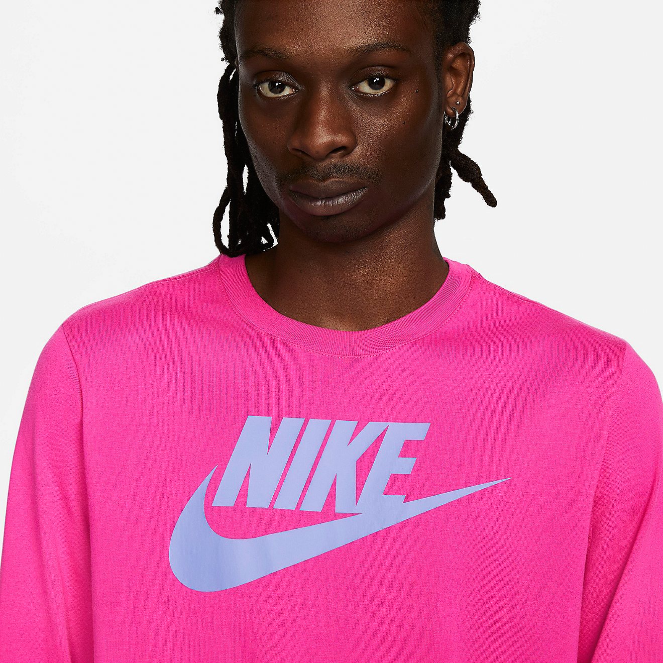Nike Men's Sportswear Icon Futura Long Sleeve T-shirt                                                                            - view number 3