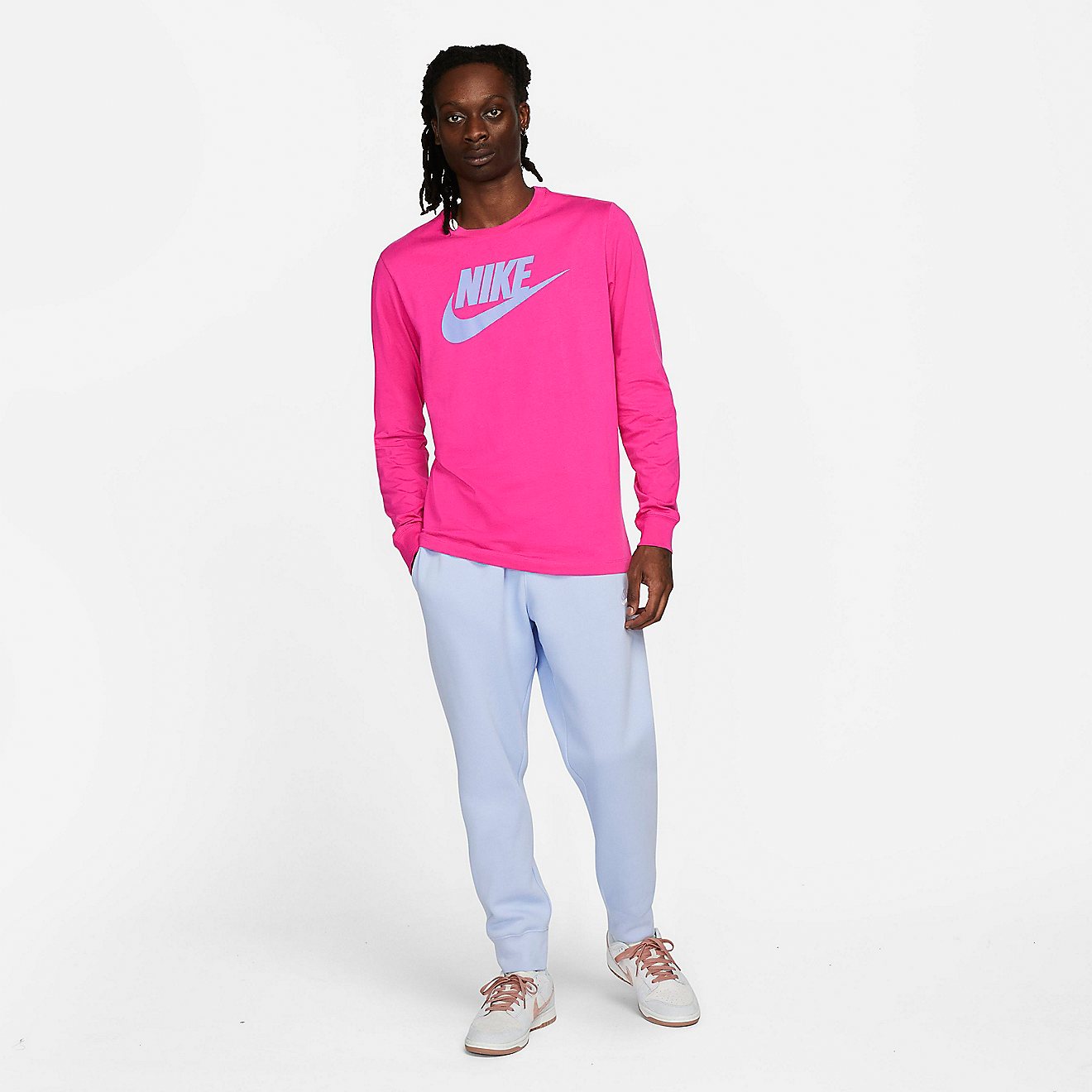 Nike Men's Sportswear Icon Futura Long Sleeve T-shirt                                                                            - view number 4