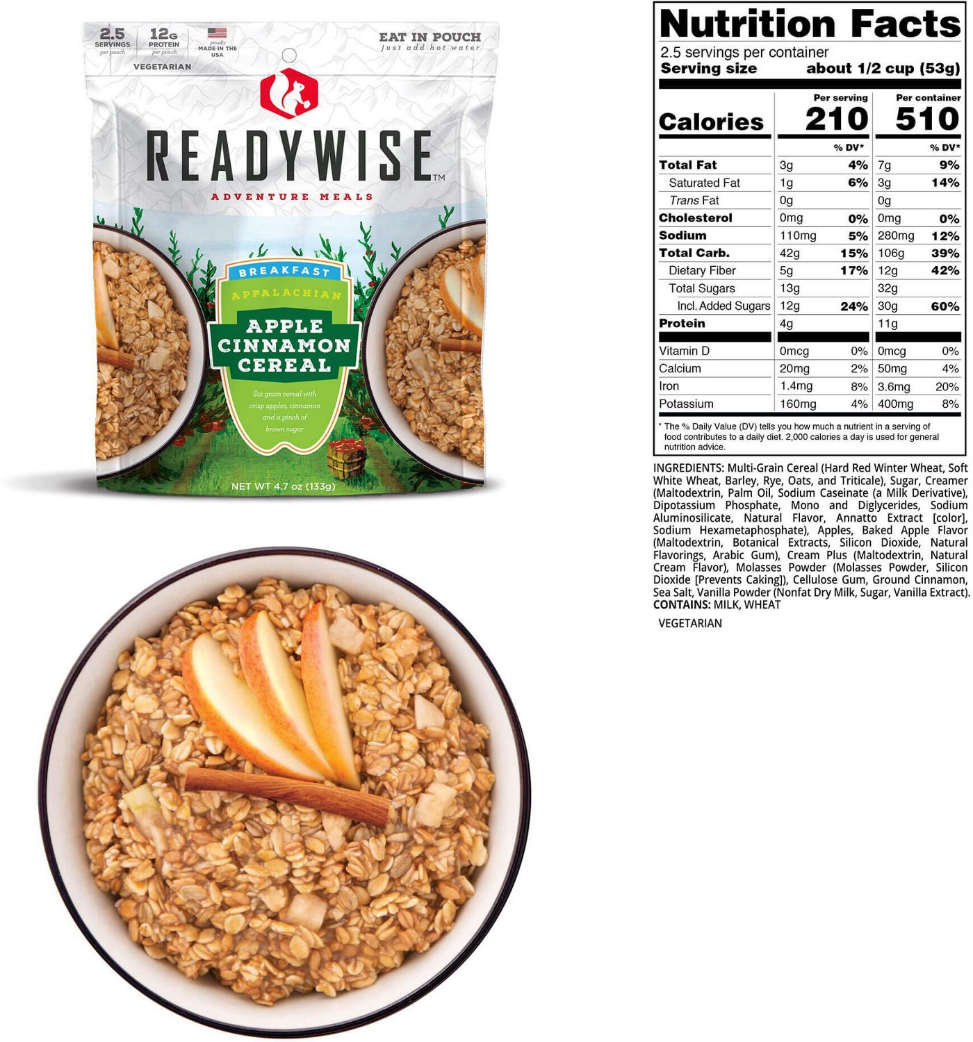 Wise Company FreezeDried Camping and Backpacking Food Favorites 9Pack