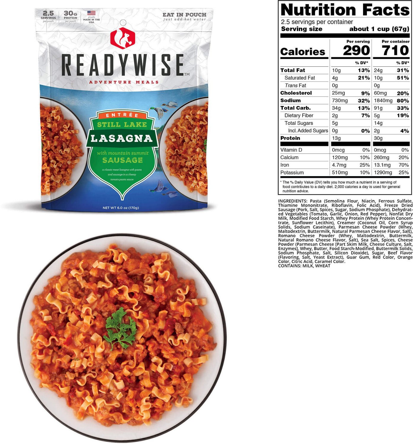 Wise Company FreezeDried Camping and Backpacking Food Favorites 9Pack