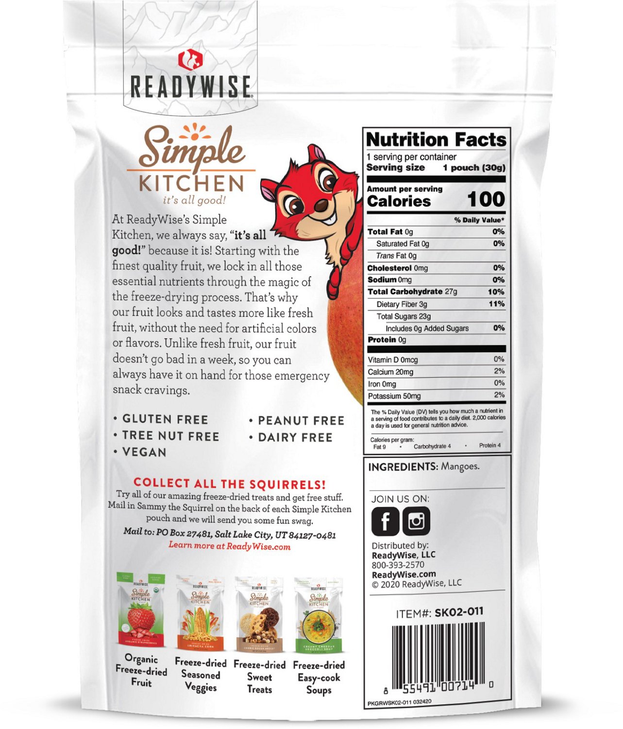 Wise Company Simple Kitchen Freeze-Dried Mangos                                                                                  - view number 3