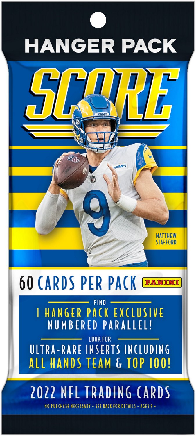 2022 PANINI SCORE FOOTBALL HANGER PACK - SET OF 2 (SPORTS TRADING