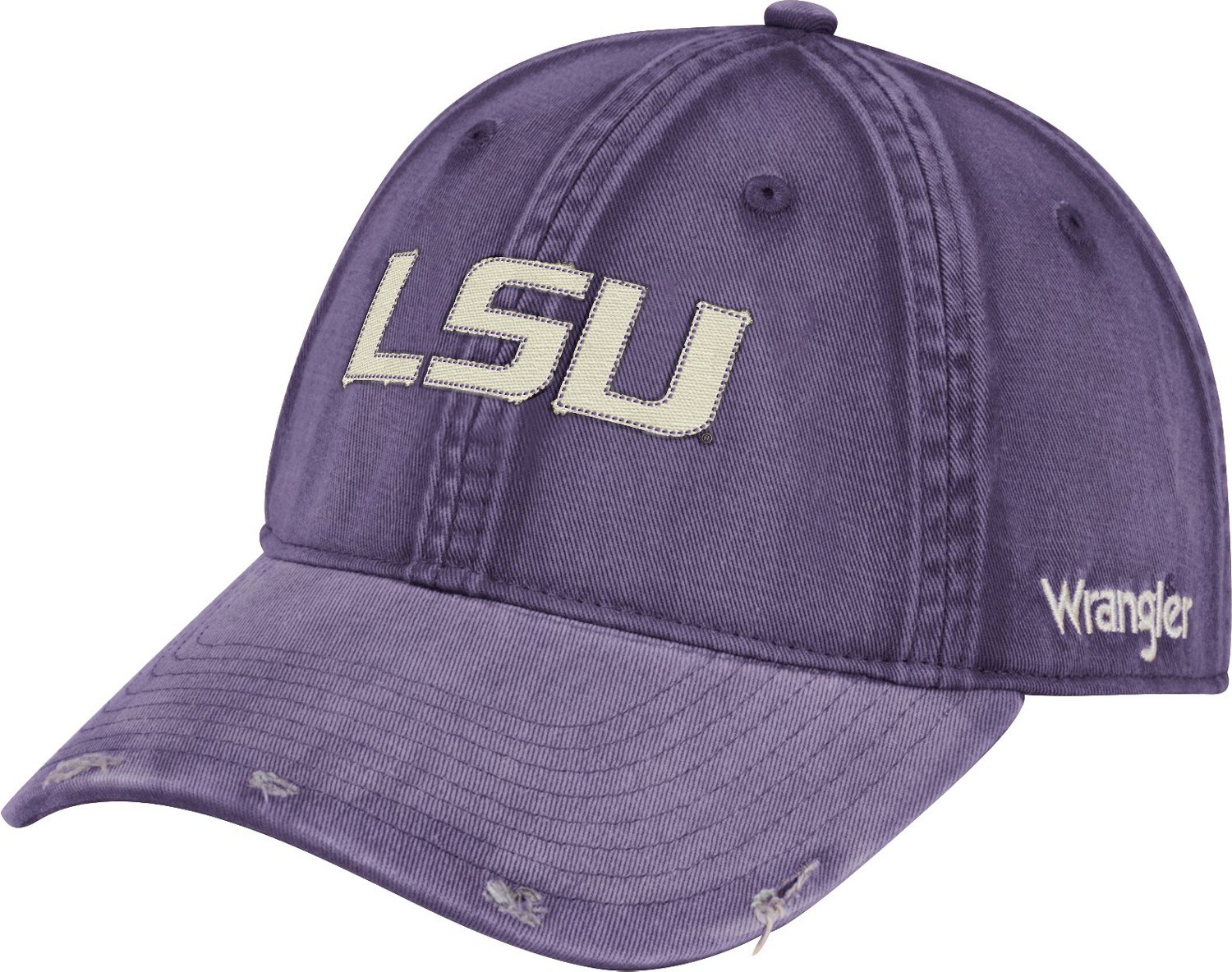 LSU Louisiana State University Tigers Cap Hat PUMA Vintage Retro Purple