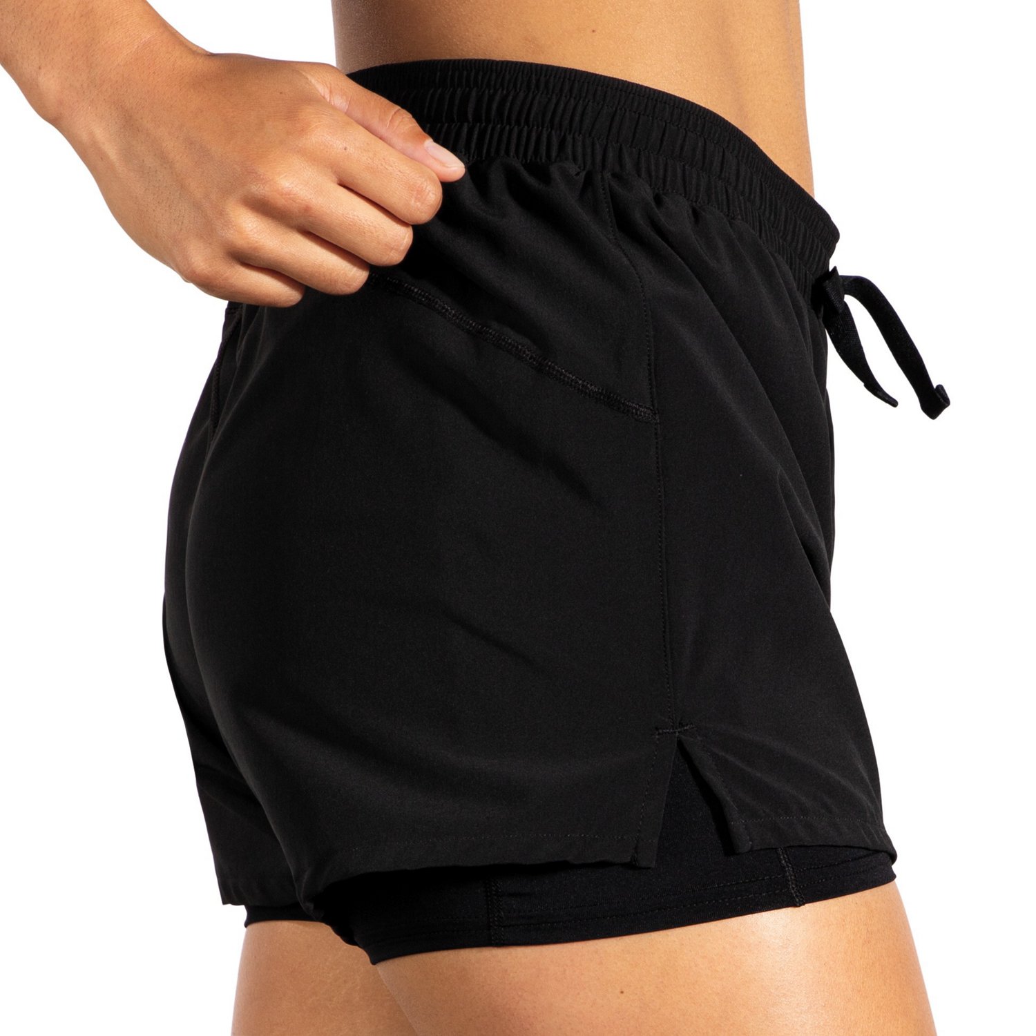 Brooks Women's Moment 2-in-1 Run Shorts 5 in - view number 3